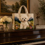 Quilted Tote Bag - Enchanted Dog