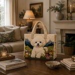 Quilted Tote Bag - Enchanted Dog