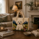 Quilted Tote Bag - Enchanted Dog