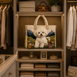 Quilted Tote Bag - Enchanted Dog