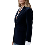 Women’s Blazer with Lapels and Single Button