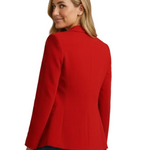 Women’s Blazer with Notched Lapel and Single Button