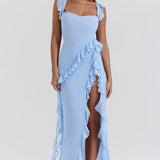 ELEGANT FLOWY MAXI DRESS
