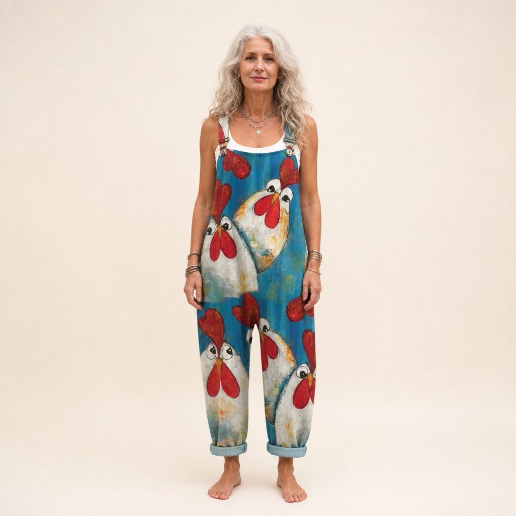 PRINTED COMFORT JUMPSUIT 7