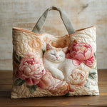 Floral Nap CP1201078CL Quilted Tote Bag
