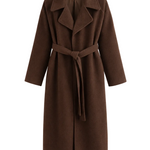 Kaith™ | Elegant Belted Long Coat
