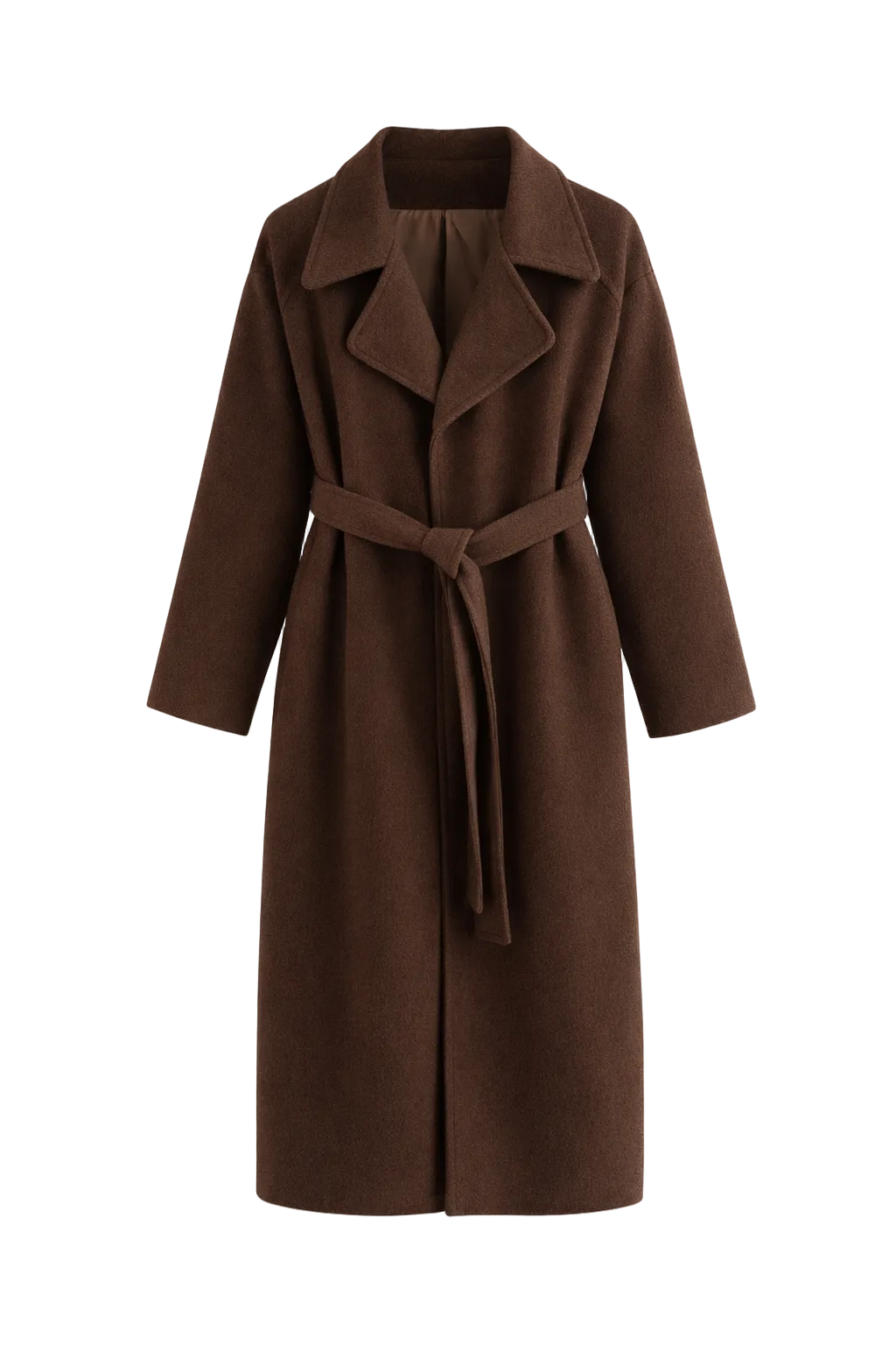 Kaith™ | Elegant Belted Long Coat