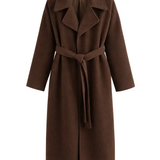 Kaith™ | Elegant Belted Long Coat