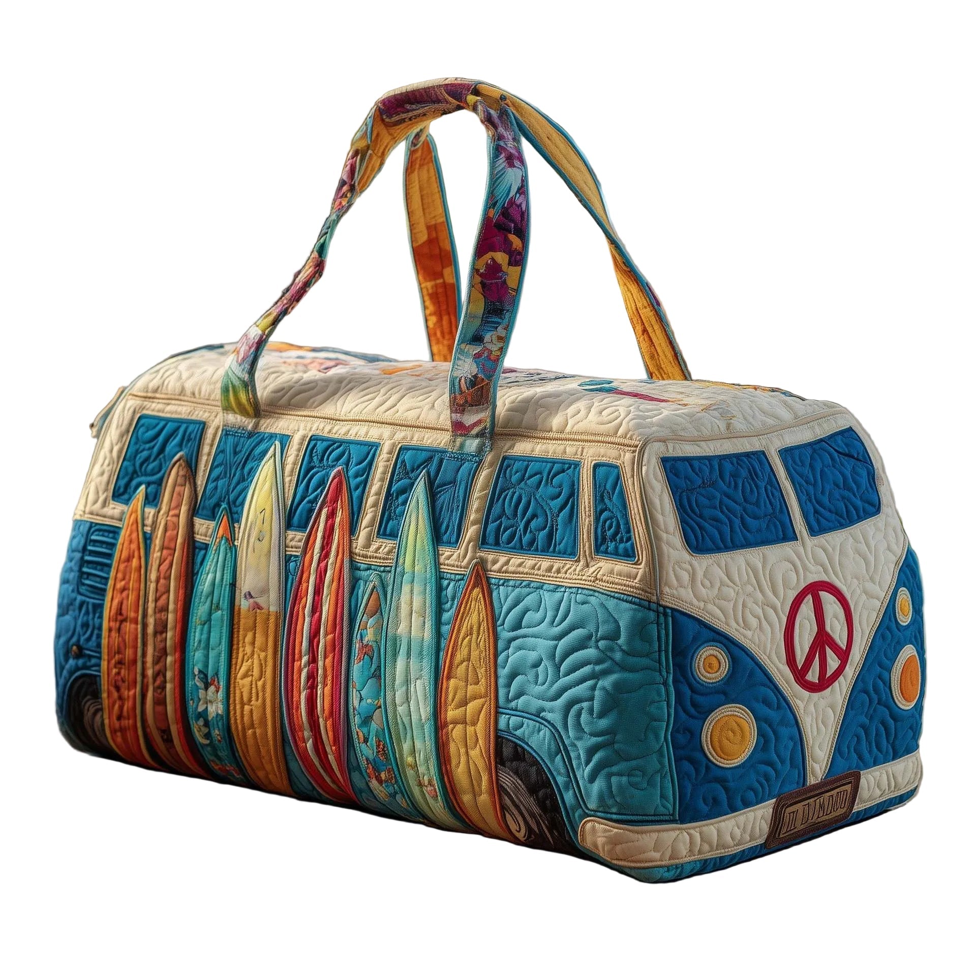 BOLSA DUFFLE ACOLCHADA CON ESTILO HIPPY VAN