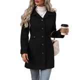 Zomerjas Dames Trenchcoat Ceintuur Getailleerd Tussenseizoen