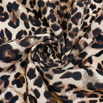 Reversible Hooded Coat with Leopard Print