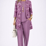 PURPLE THREE-PIECE SET