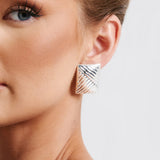 SILVER HOOP EARRINGS WITH MINIMALIST ELEGANCE