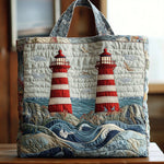 Lighthouse Charm CW1301016CL Quilted Tote Bag