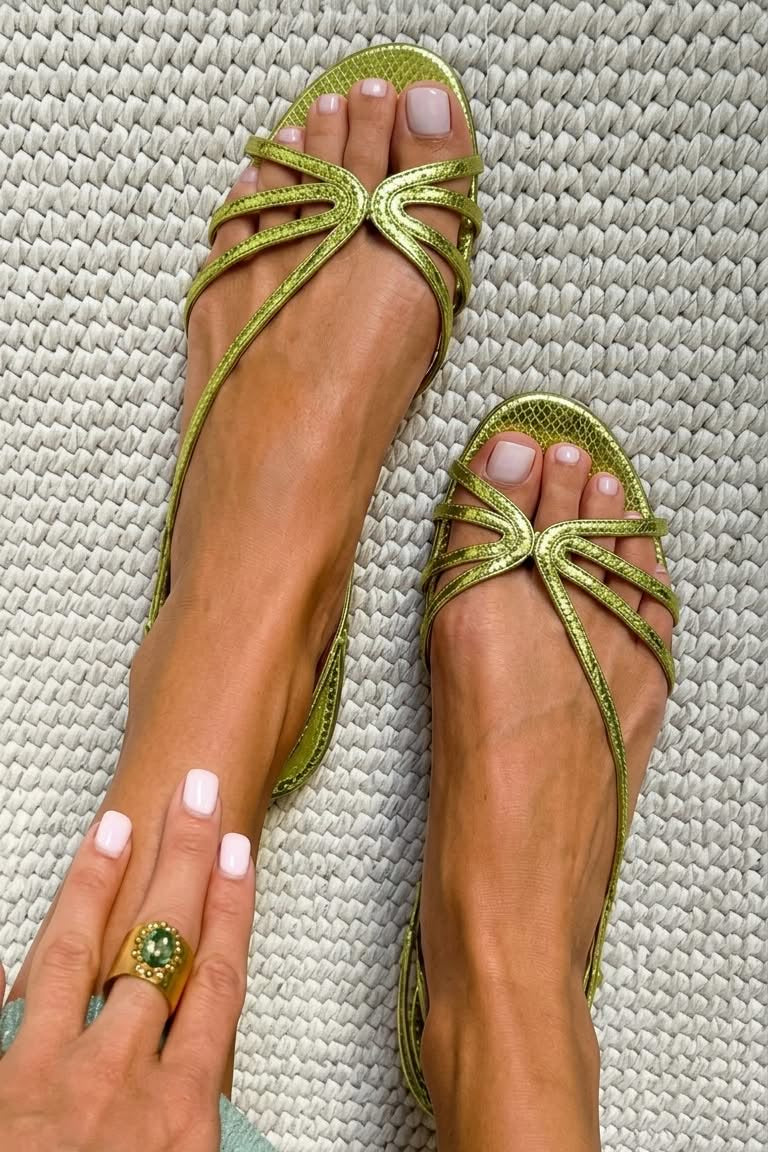 GOLDEN SUMMER ELEGANCE SANDALS