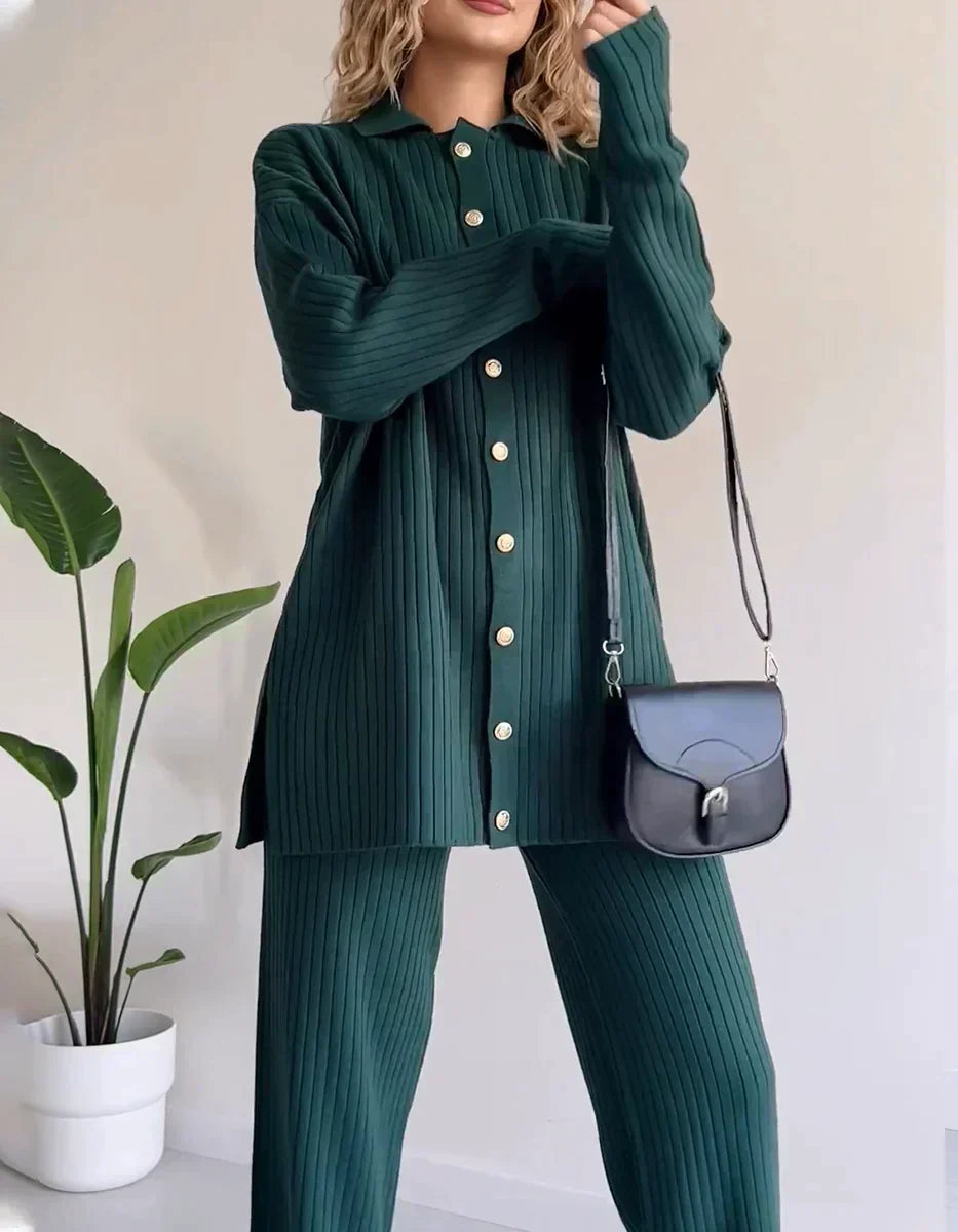 ELEGANT COZY TWO-PIECE SET