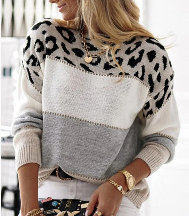 CLEAN AND COMFORTABLE KNIT SWEATER