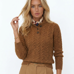 Arden Button-Up Cashmere Sweater