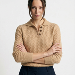 Arden Button-Up Cashmere Sweater