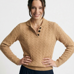 Arden Button-Up Cashmere Sweater