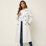 ELEGANT TIMELESS TRENCHCOAT