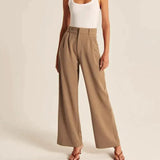 ELEGANT WIDE-LEG TROUSERS