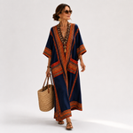 BLUE ETHNIC CAFTAN 1