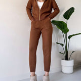 JACQUARD TWIST TWO-PIECE SET