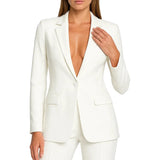 Ensemble blazer et pantalon pour femme tendance
