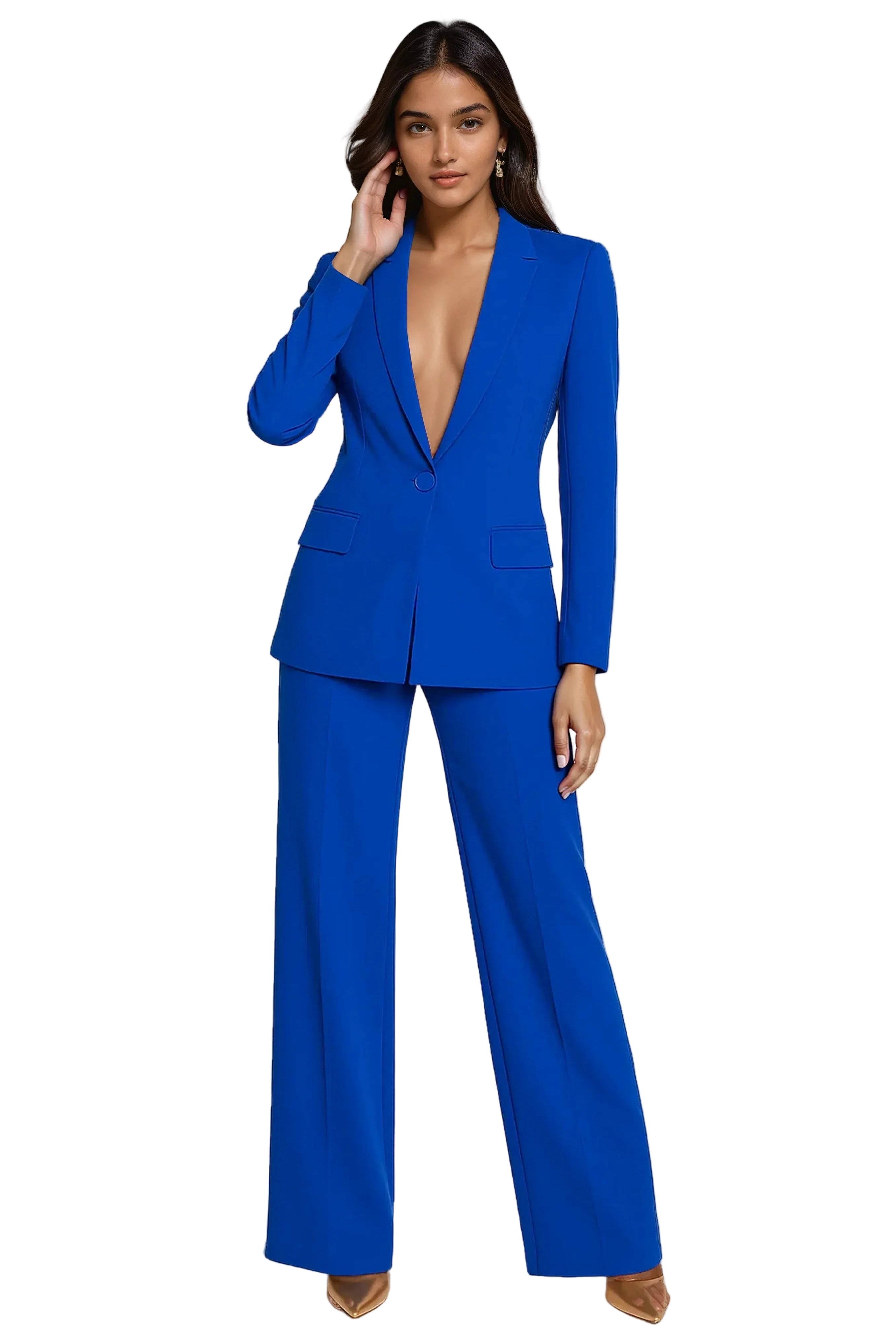 Ensemble blazer et pantalon pour femme tendance