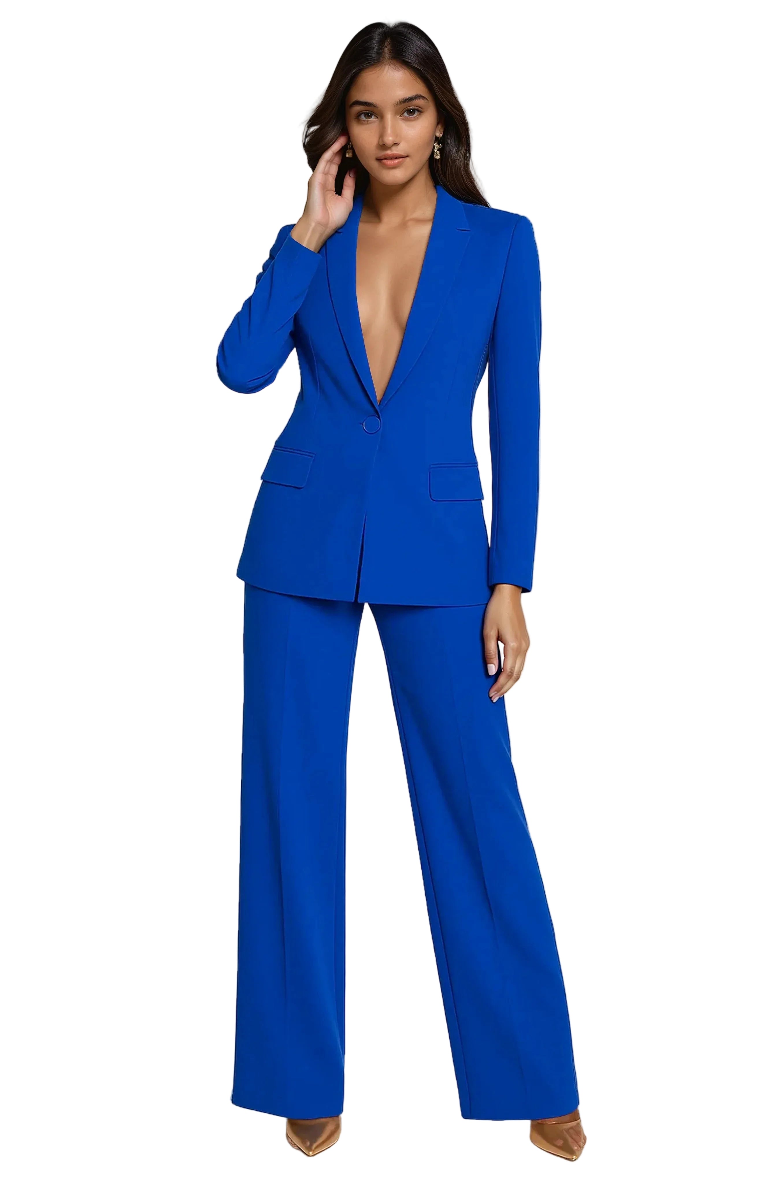 Ensemble blazer et pantalon pour femme tendance