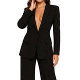 Ensemble blazer et pantalon pour femme tendance