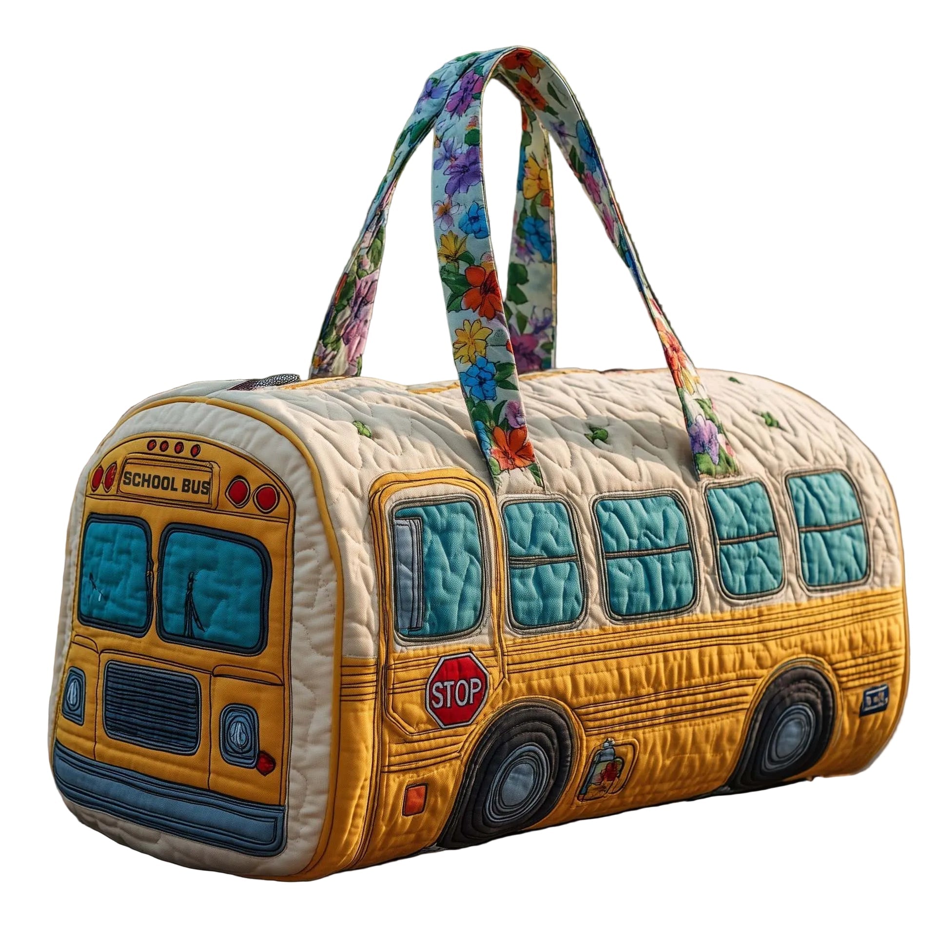 BOLSA DUFFLE ACOLCHADA CON ESTILO HIPPY VAN
