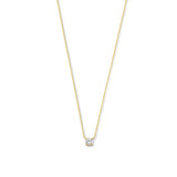 14K GOLD MOISSANITE NECKLACE
