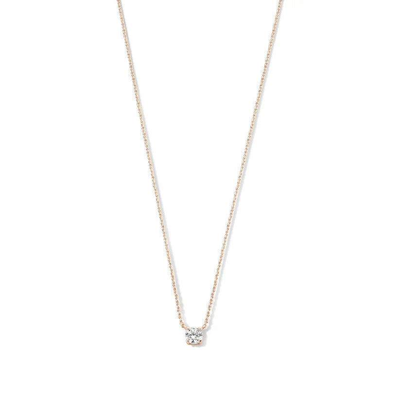 14K GOLD MOISSANITE NECKLACE