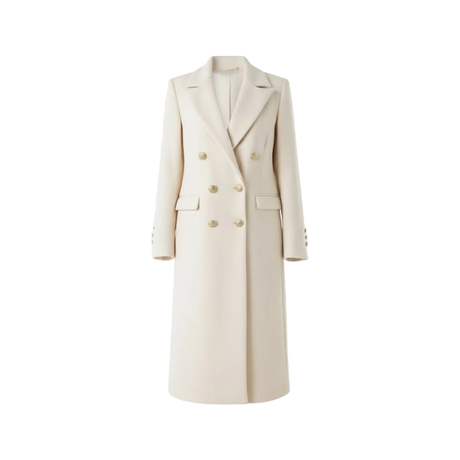 Riche | Cappotto lungo donna incrociato in tweed