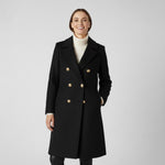 Riche | Cappotto lungo donna incrociato in tweed