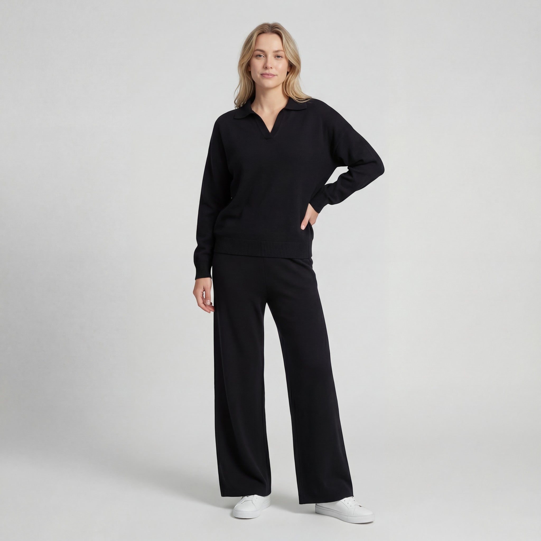 Claire Mode | Completo in maglia a due pezzi per donna