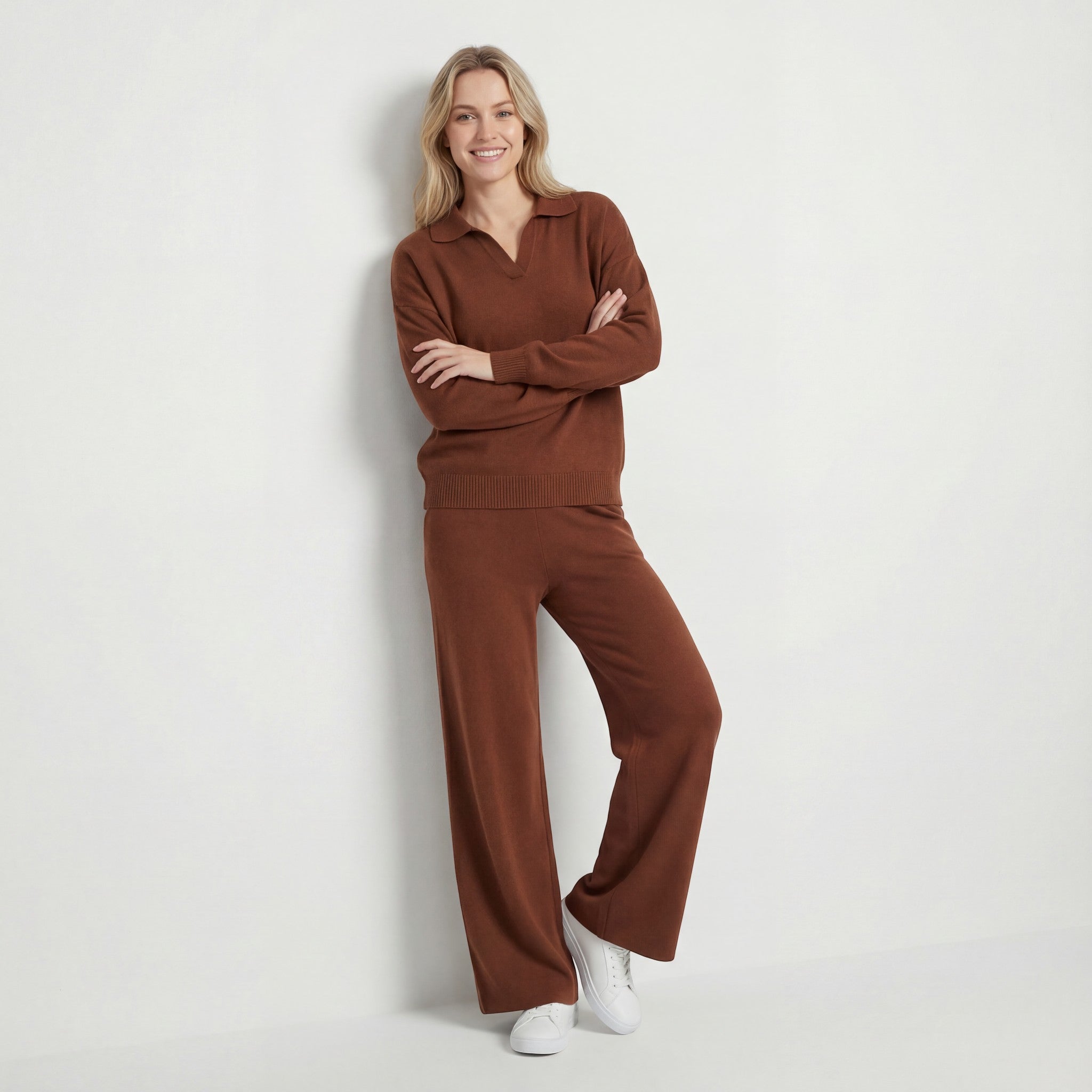 Claire Mode | Completo in maglia a due pezzi per donna