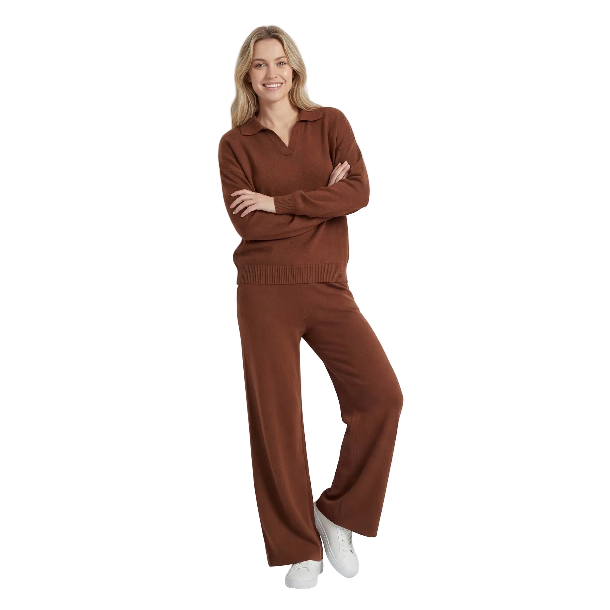 Claire Mode | Completo in maglia a due pezzi per donna