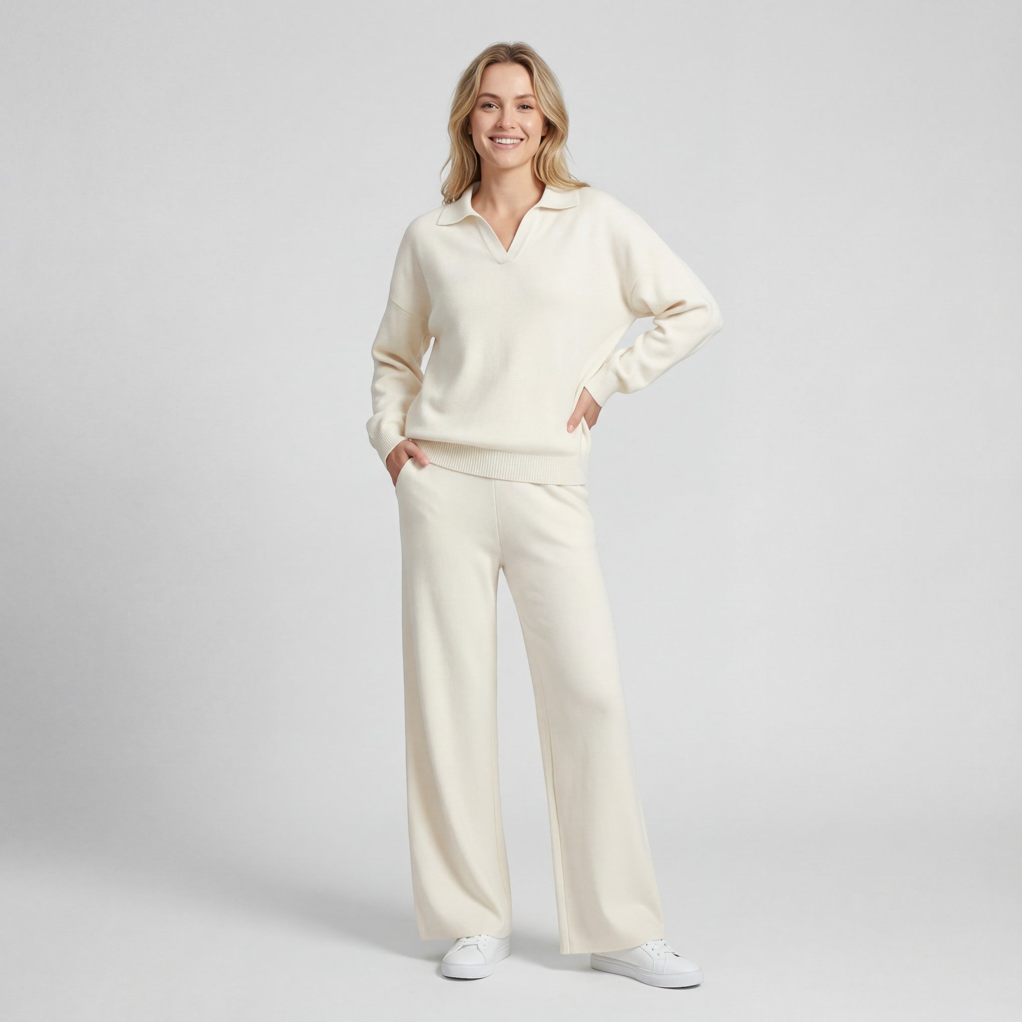 Claire Mode | Completo in maglia a due pezzi per donna