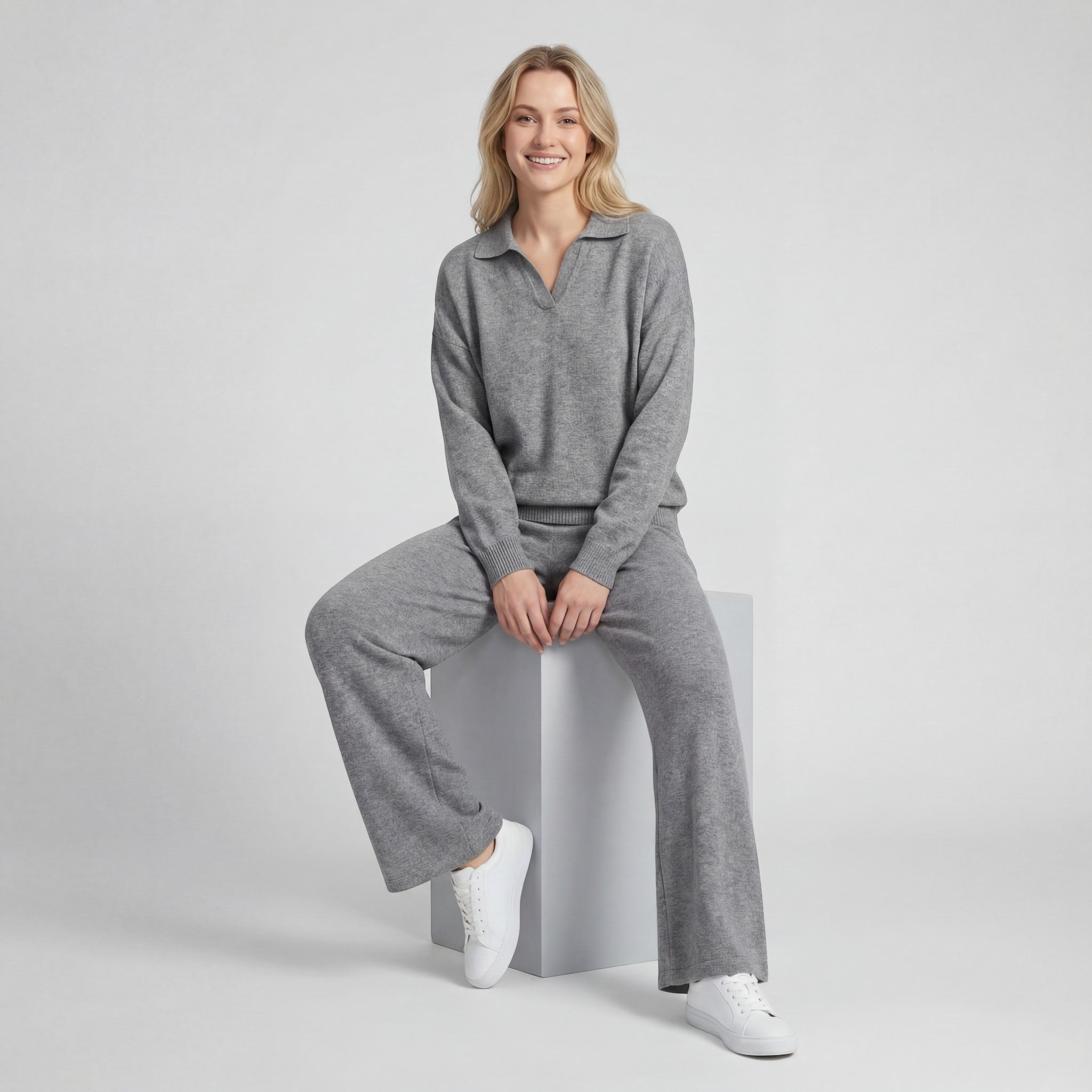 Claire Mode | Completo in maglia a due pezzi per donna