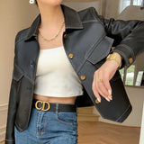 ELEGANT LEATHER JACKET