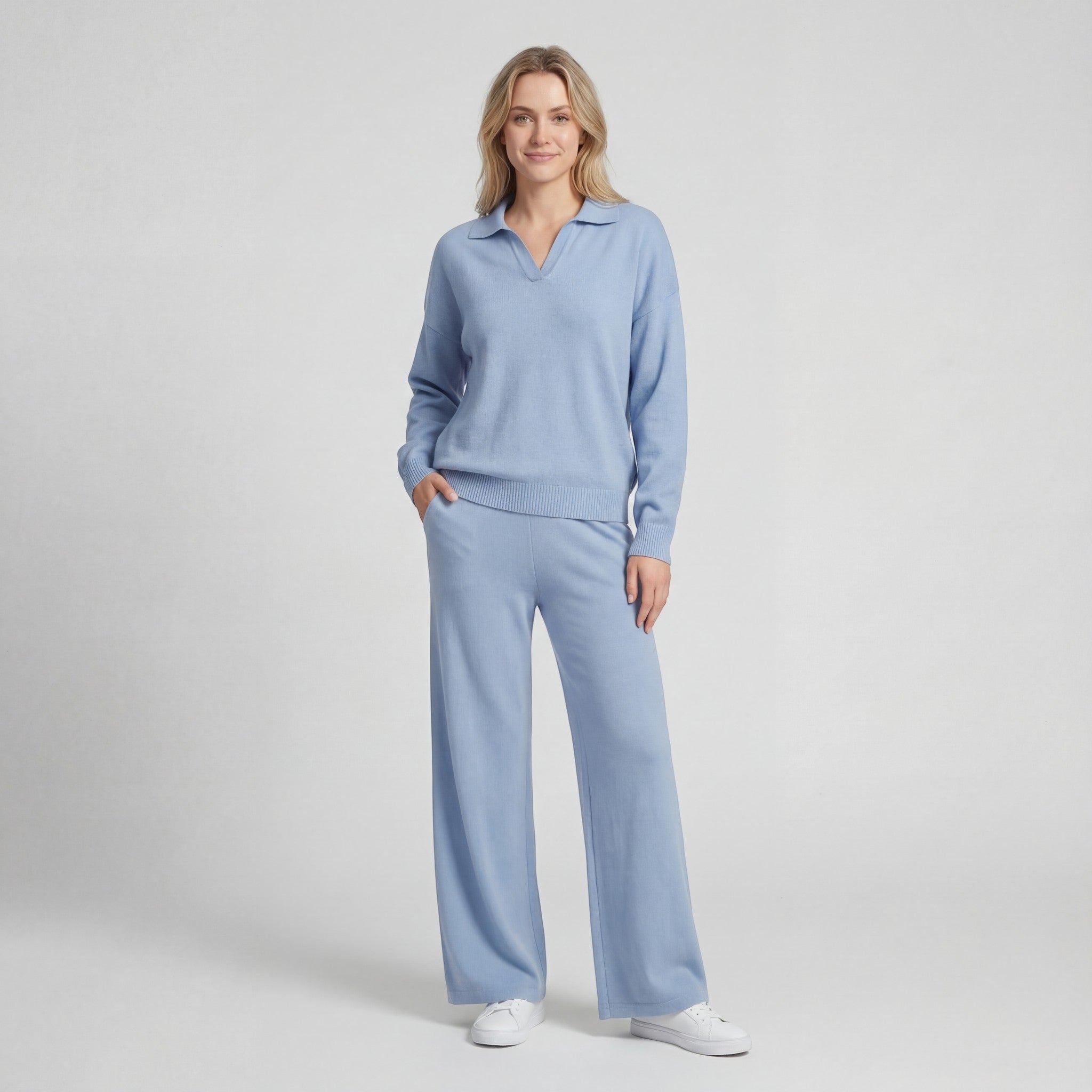 Claire Mode | Completo in maglia a due pezzi per donna