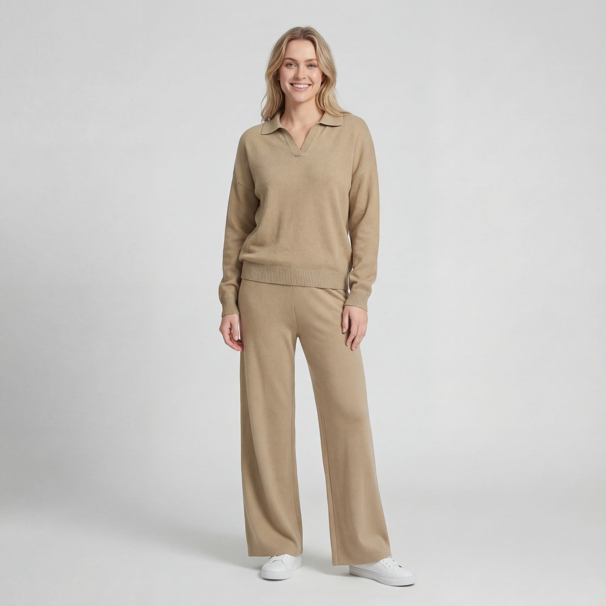 Claire Mode | Completo in maglia a due pezzi per donna