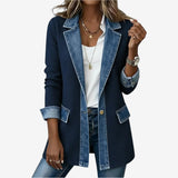 VESTE EN DENIM MÉLANGÉ