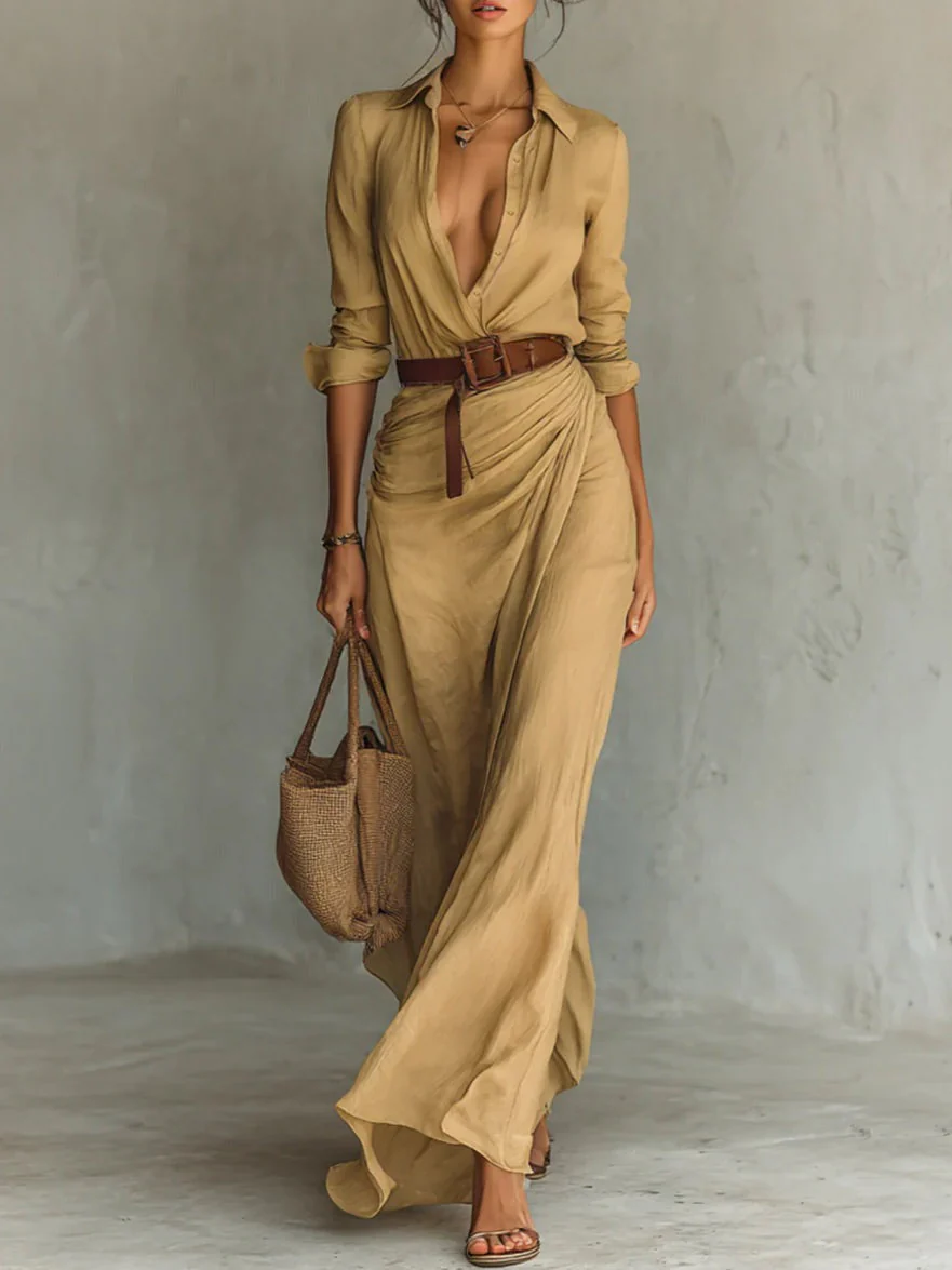 Olandia Vestido Maxi Elegante