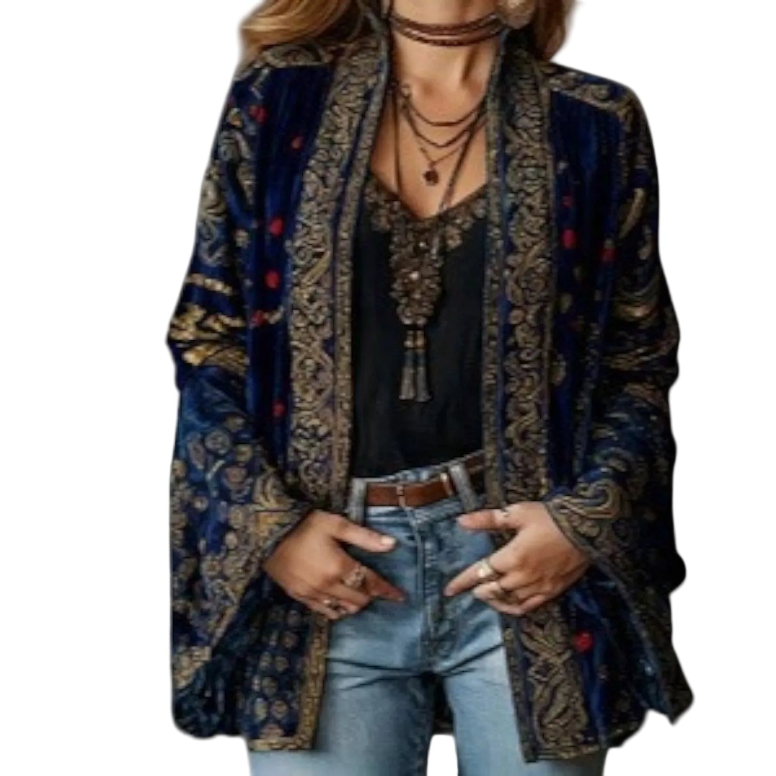 Charlotte™ Cardigan bohémien ricamato