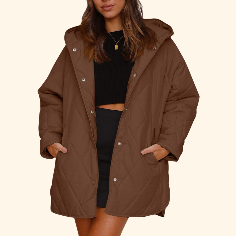 PADDED HOODED COAT