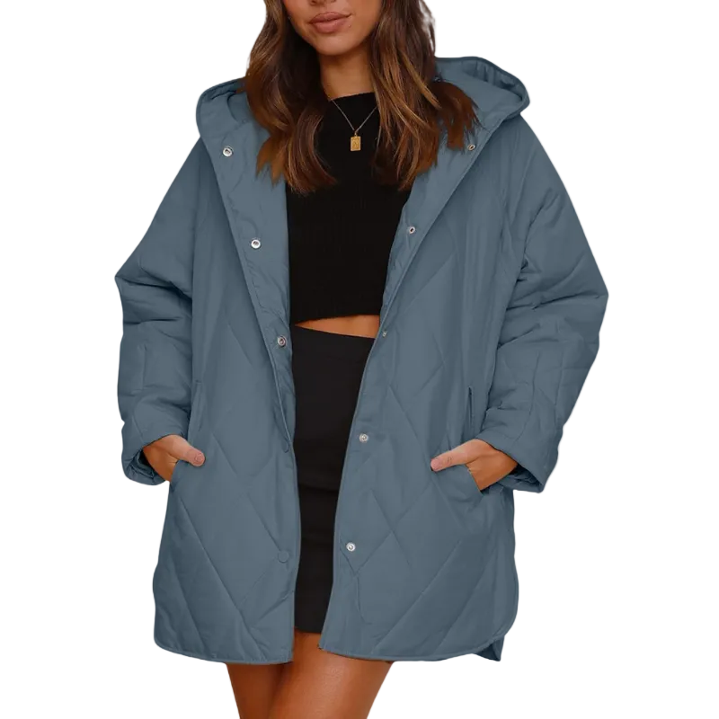 PADDED HOODED COAT